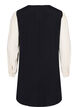 Jurk met lange mouwen in viscose, Black w. Cloud D., Packshot image number 1