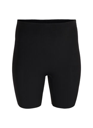Lichte shapewear shorts met hoge taille, Black, Packshot image number 0