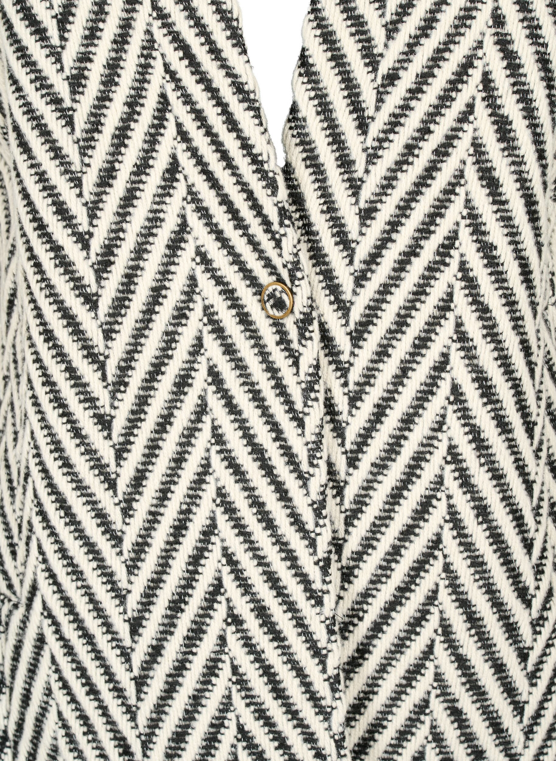 Zizzi Veste &agrave; motifs, Black w. White, Packshot image number 2