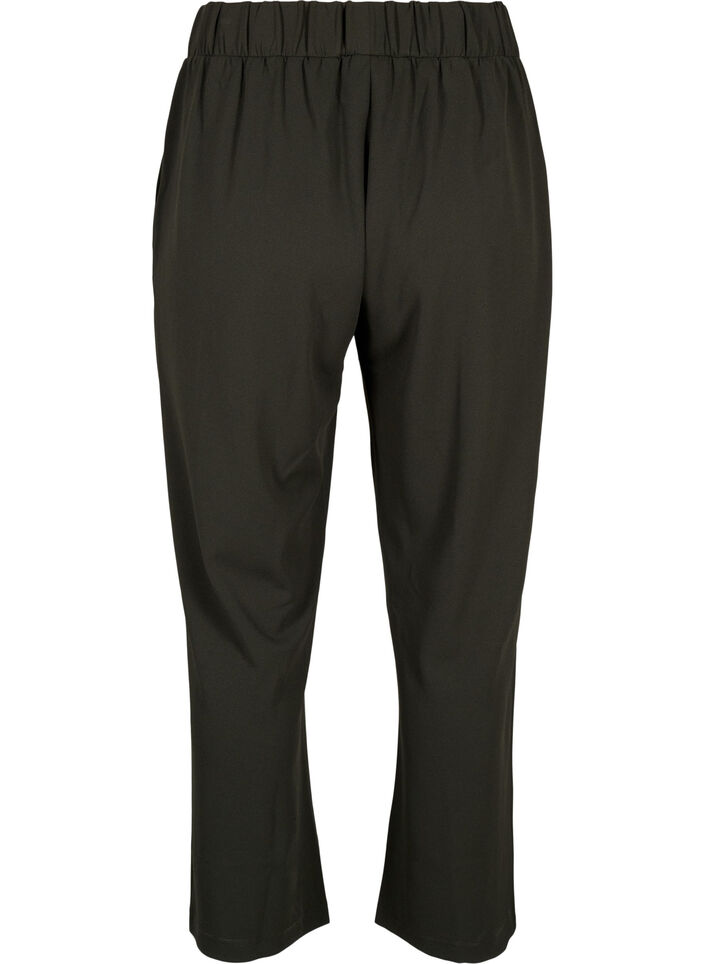 Pantalon ample avec poches, Vert foncé, Packshot image number 1