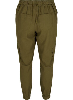 Pantalon en lin, Ivy green, Packshot image number 1