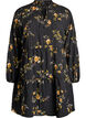 Jurk met bloemenprint en striksluiting, Zwart, Packshot image number 0