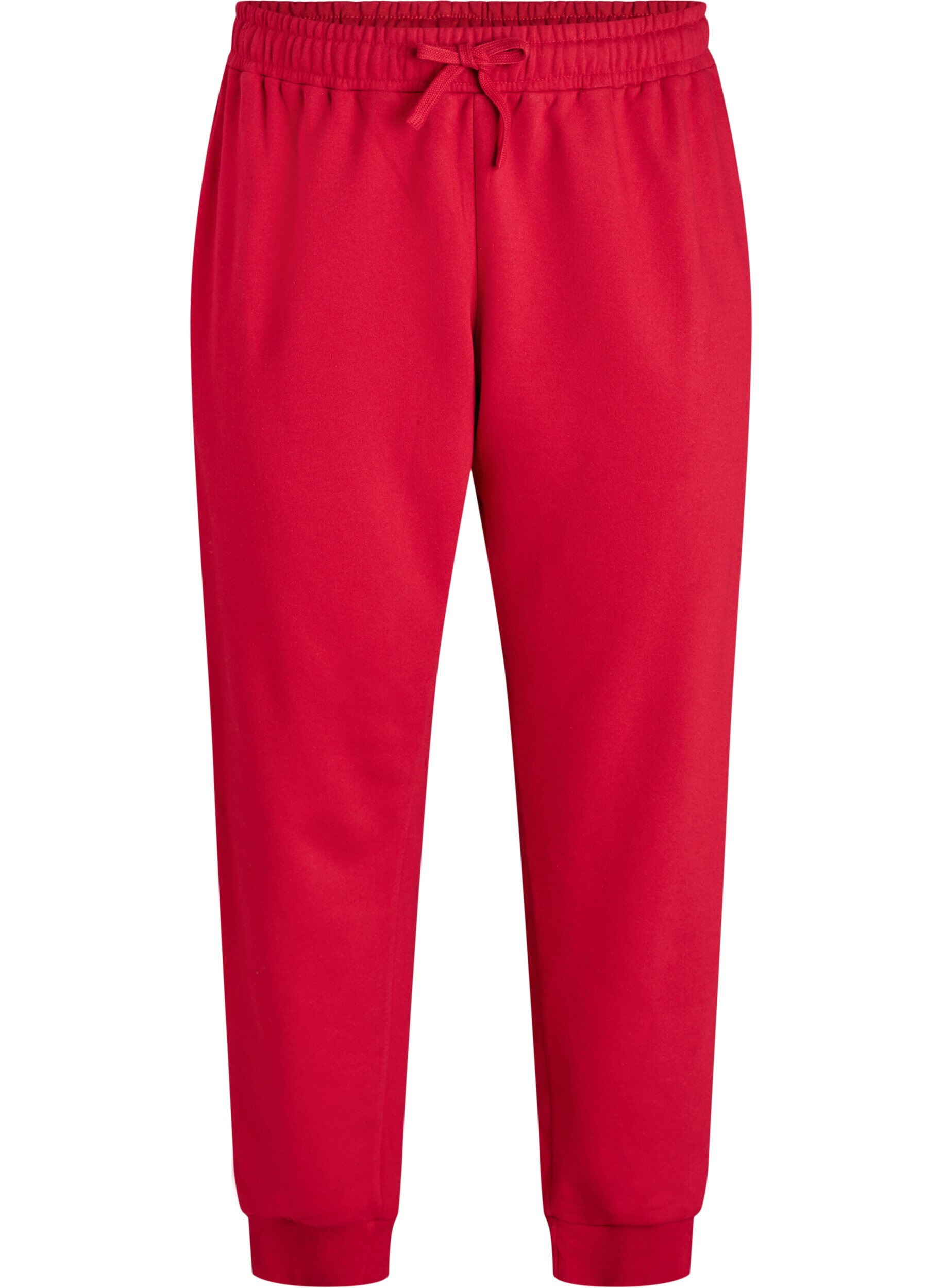 Zizzi Joggers taille haute, Rouge, Packshot image number 0