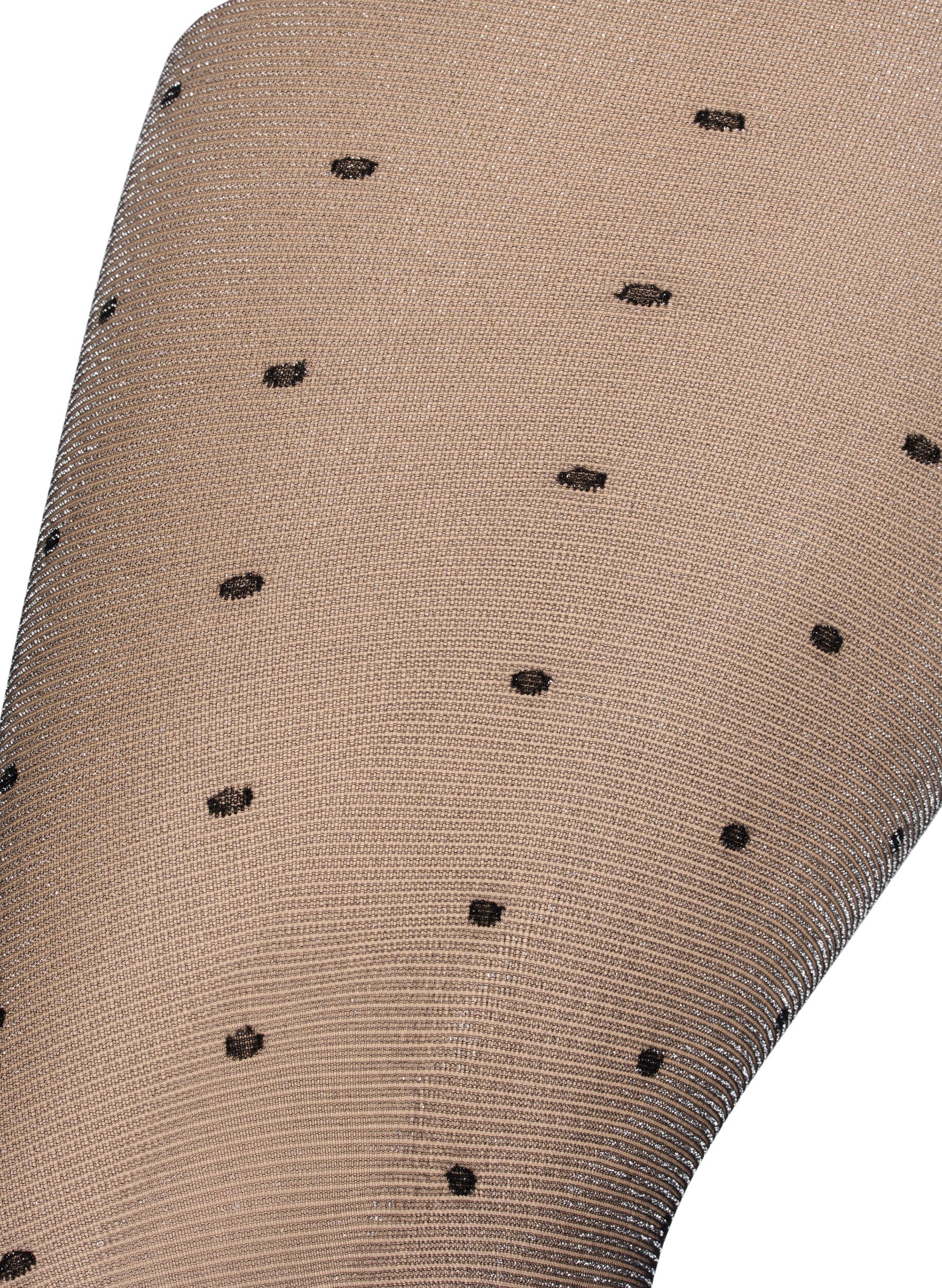 Zizzi Collants &agrave; pois en 30 deniers, Black, Packshot image number 2