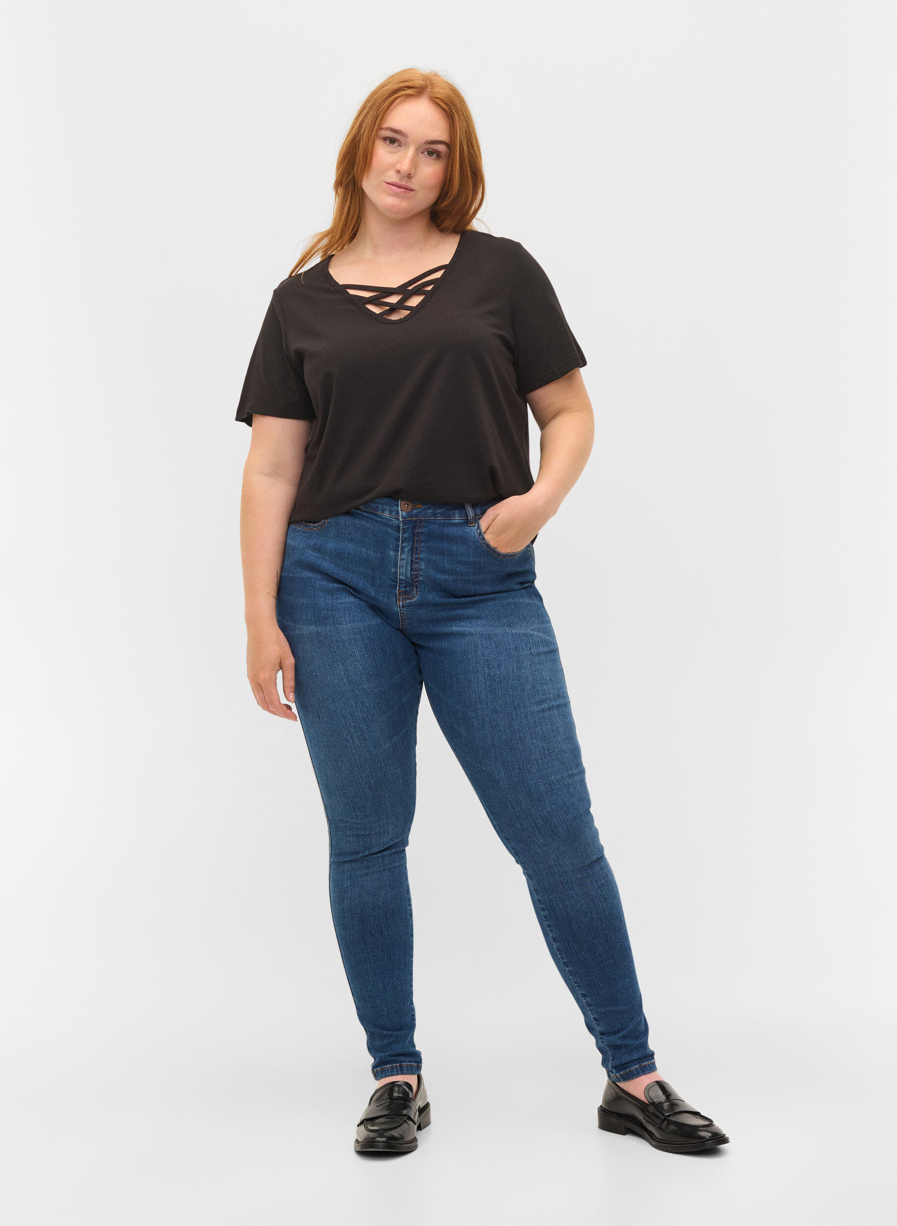 ZizziT-shirt, Black, Model image number 2