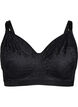 Soutien-gorge triangle sans armatures en dentelle, Noir, Packshot image number 0
