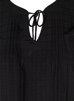Mouwloze top met striksluiting, Black, Packshot image number 2