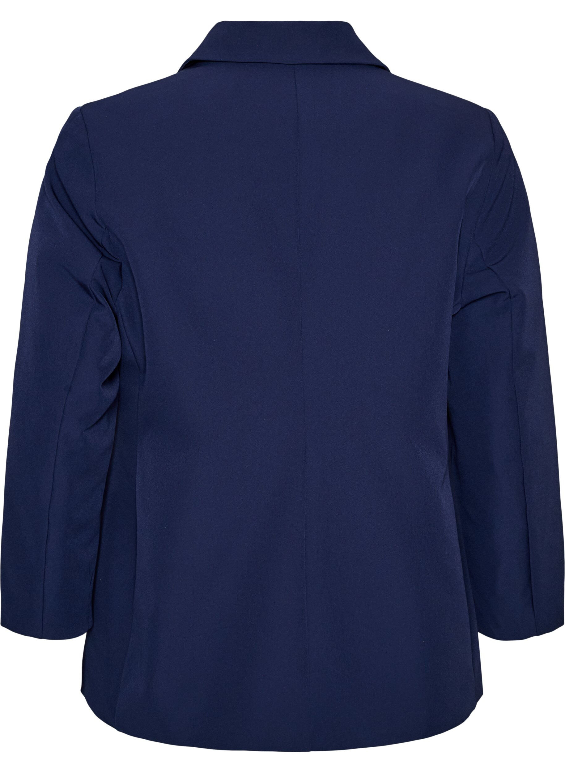 ZizziKlassieke blazer met knoopsluiting, Blauw, Packshot image number 1