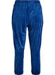 Pantalon en velours avec motif gaufré, Bleu, Packshot image number 1