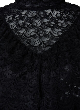Robe en dentelle avec manches 2/4, Black, Packshot image number 2