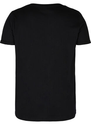 T-shirt de sport avec imprimé, Black Big A, Packshot image number 1