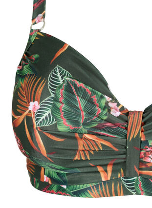 Soutien-gorge de bikini imprimé à armatures, Boheme Palm AOP, Packshot image number 2