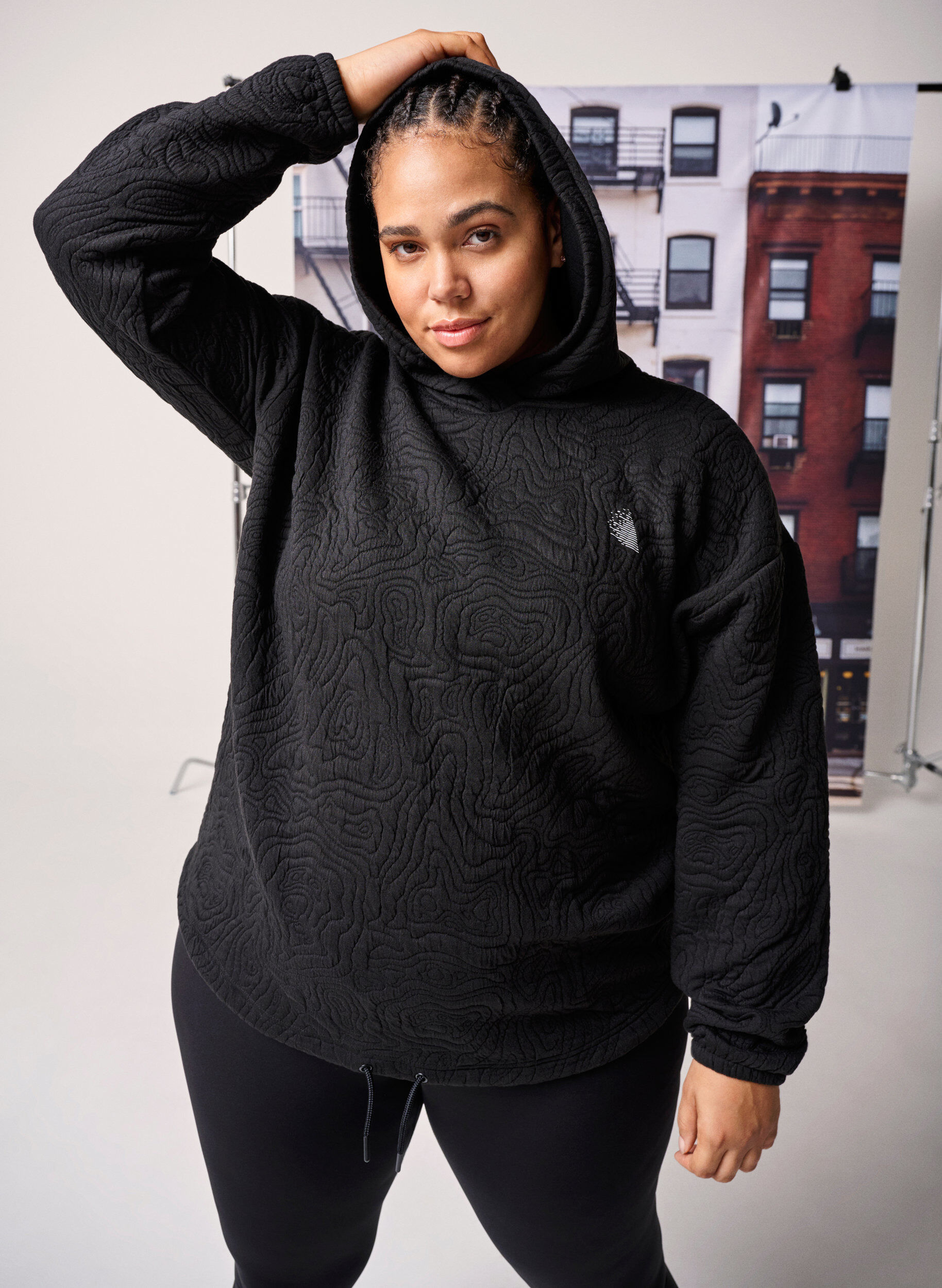 ZizziCORE, SUPER TENSION TIGHTS - Trainingslegging met binnenzak, Zwart, Image image number 1