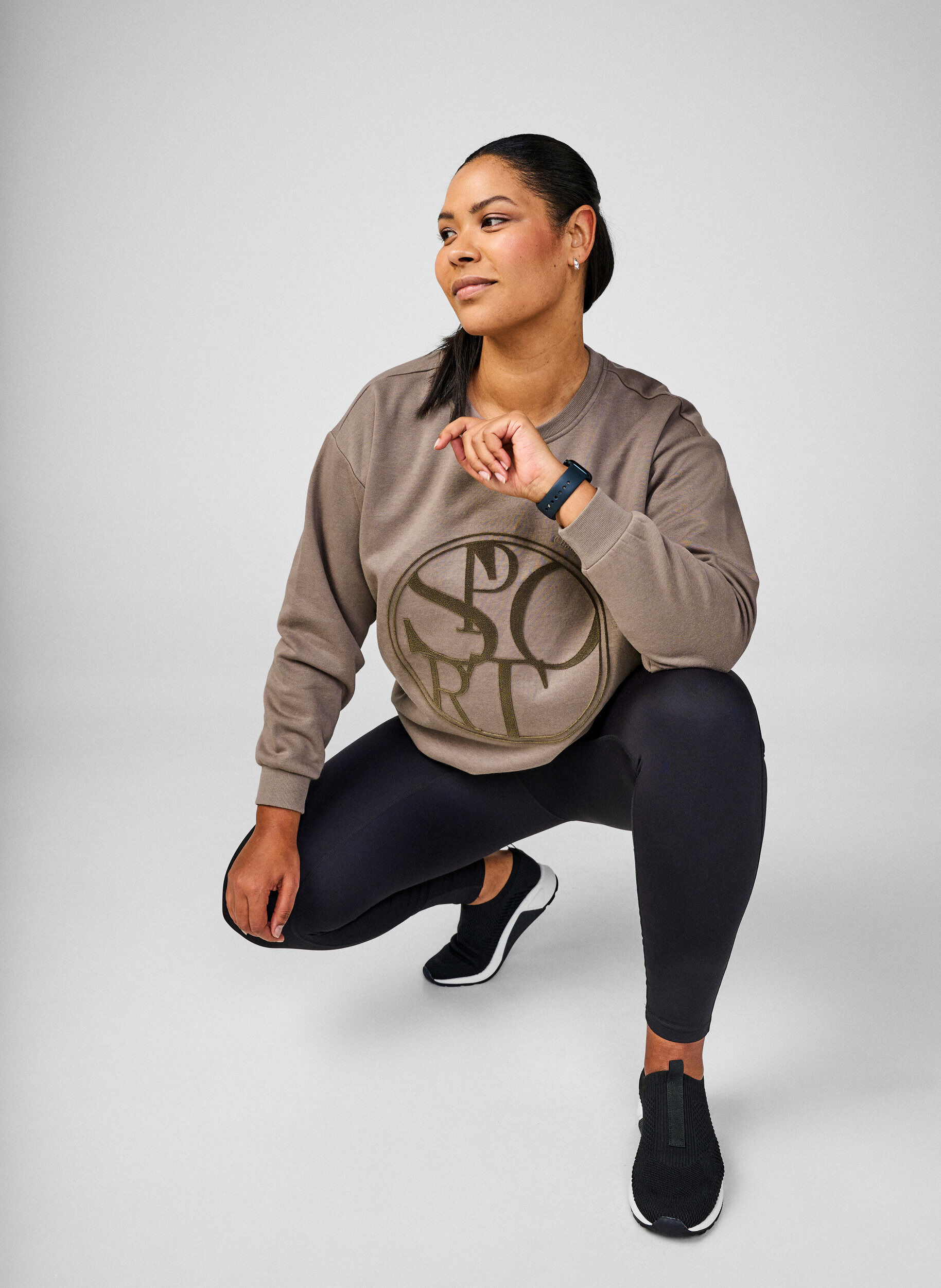 ZizziCORE, Squat-proof training panties met zak, Zwart, Image image number 0