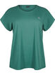 Effen gekleurd T-shirt voor sporten, Groen, Packshot image number 0