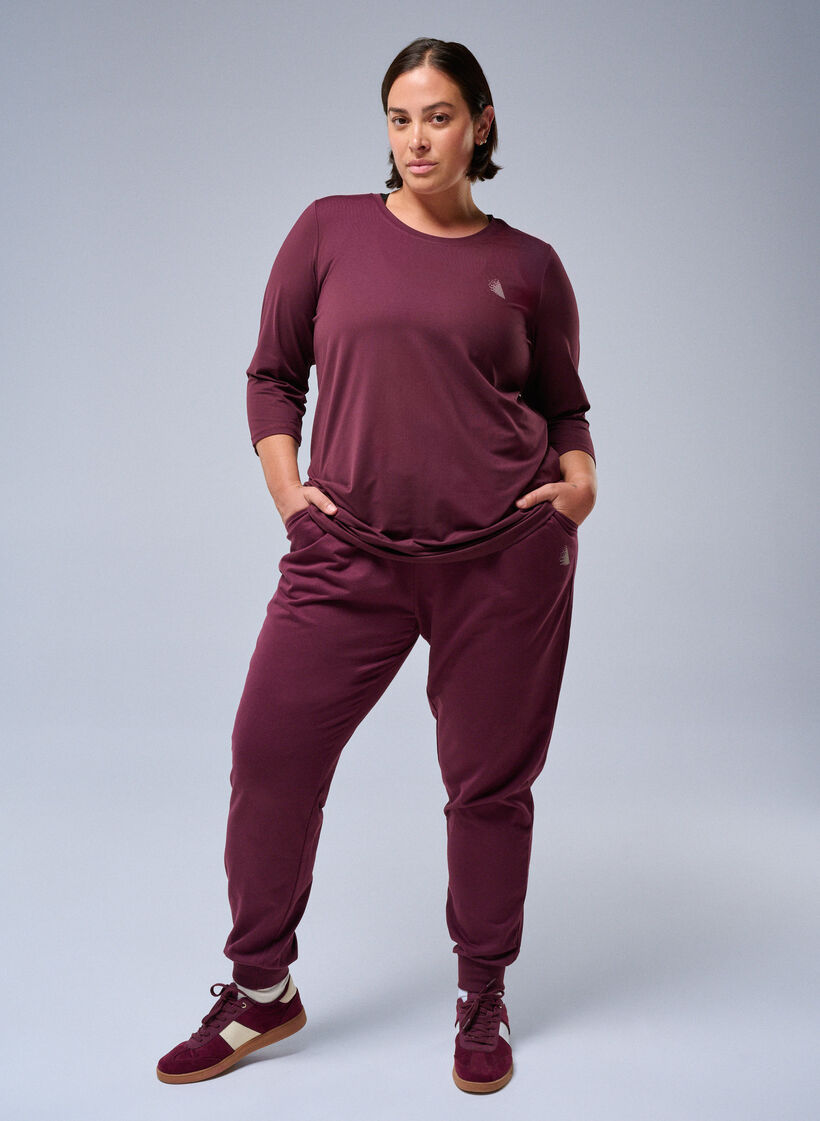 Pantalon de sport ample avec des poches, Vert, Image image number 0