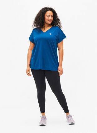 T-shirt d'entraînement à manches courtes, Princess Blue, Model image number 2