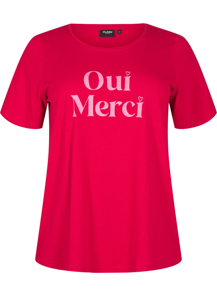 FLASH – T-shirt avec motif, Rouge, Packshot image number 0