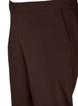 Pantalon classique avec plis , Coffee Bean, Packshot image number 2