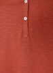 T-shirt dot&eacute; de boutons, Marron, Packshot image number 2