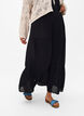 Lange rok met elastiek in de taille, Zwart, Model image number 2