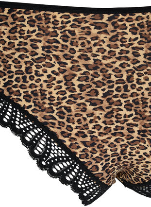 Culotte avec imprimé léo et dentelle, Leopard Print, Packshot image number 3