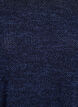 Blouse met lange mouwen en structuur, Blauw, Packshot image number 2