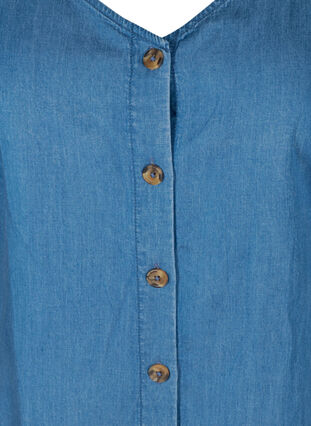 Haut en jean avec boutons, Medium Blue Denim, Packshot image number 2