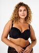 Soutien-gorge moulé avec des détails de strass, Black, Model image number 0