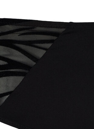 Culotte avec résille , Black, Packshot image number 2