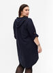 Tuniek van viscose met capuchon, Navy Blazer, Model image number 1