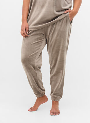 Pantalon confort, Taupe Gray, Model image number 2