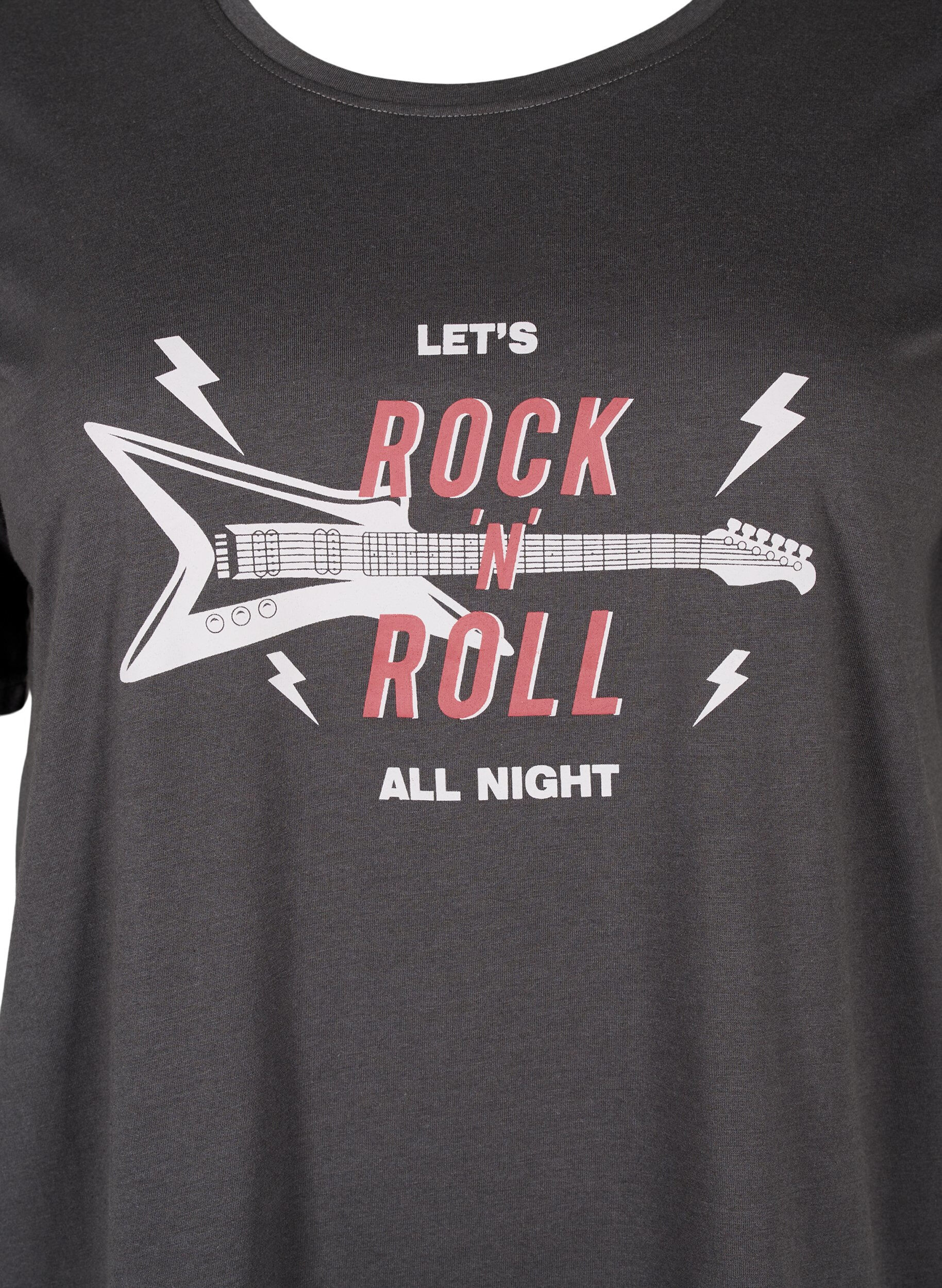 ZizziFLASH - T-shirt met motief, Phantom, Packshot image number 2