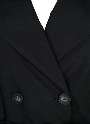 Trench-coat avec ceinture et poches, Black, Packshot image number 2