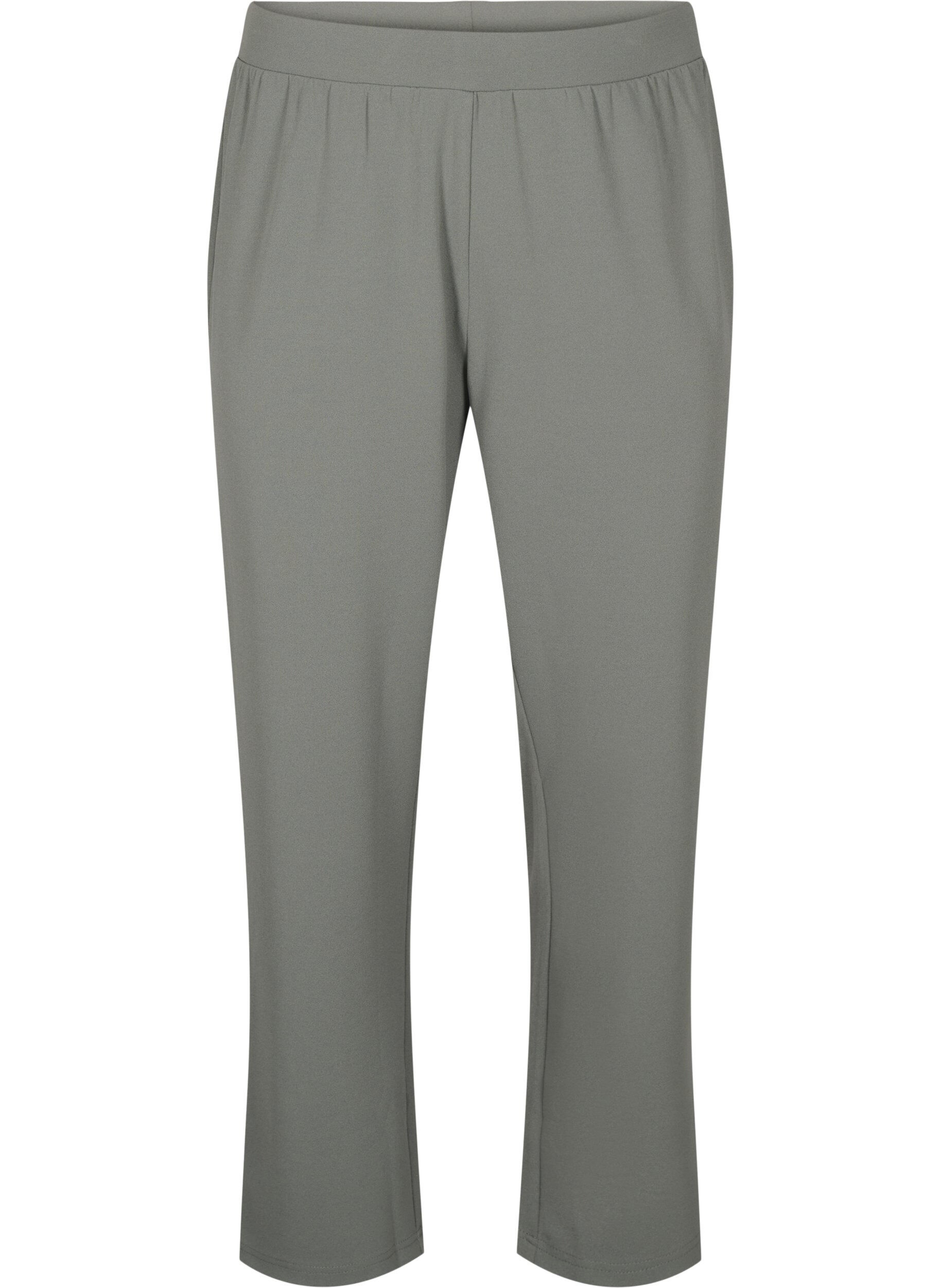 ZizziPantalon &agrave; coupe droite, Gris anthracite, Packshot image number 0