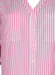 Gestreepte tuniek met v-hals en knopen, Beetroot Stripe, Packshot image number 2