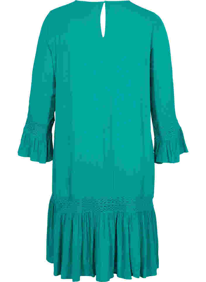 robe en viscose avec détails en dentelle, Parasailing, Packshot image number 1