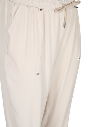 Pantalon avec poches et ourlet élastique, Warm Sand, Packshot image number 2