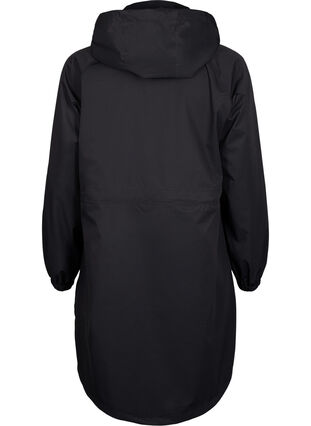 Manteau fonctionnel avec poches et capuche, Black, Packshot image number 1