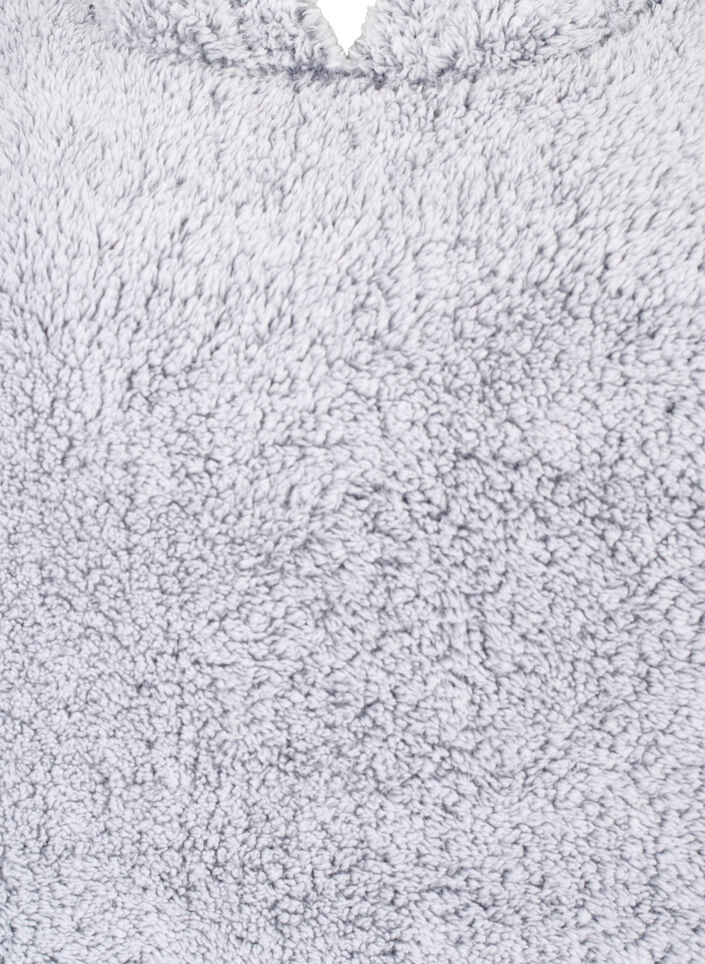 Robe en peluche surdimensionn&eacute;e avec poche, Grey Melange, Packshot image number 2