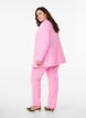 Pantalon avec poches et jambes droites, Rose, Model image number 1