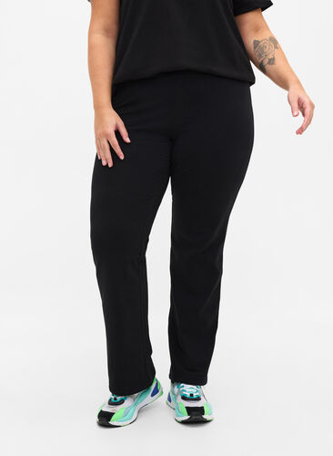 Pantalon de sport en coton, Black, Model image number 2