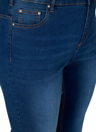 Pantalon bootcut Ellen jean taille haute, Blue denim, Packshot image number 2