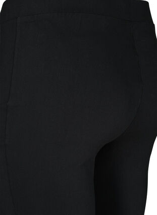 Pantalon évasé en laine, Black, Packshot image number 2