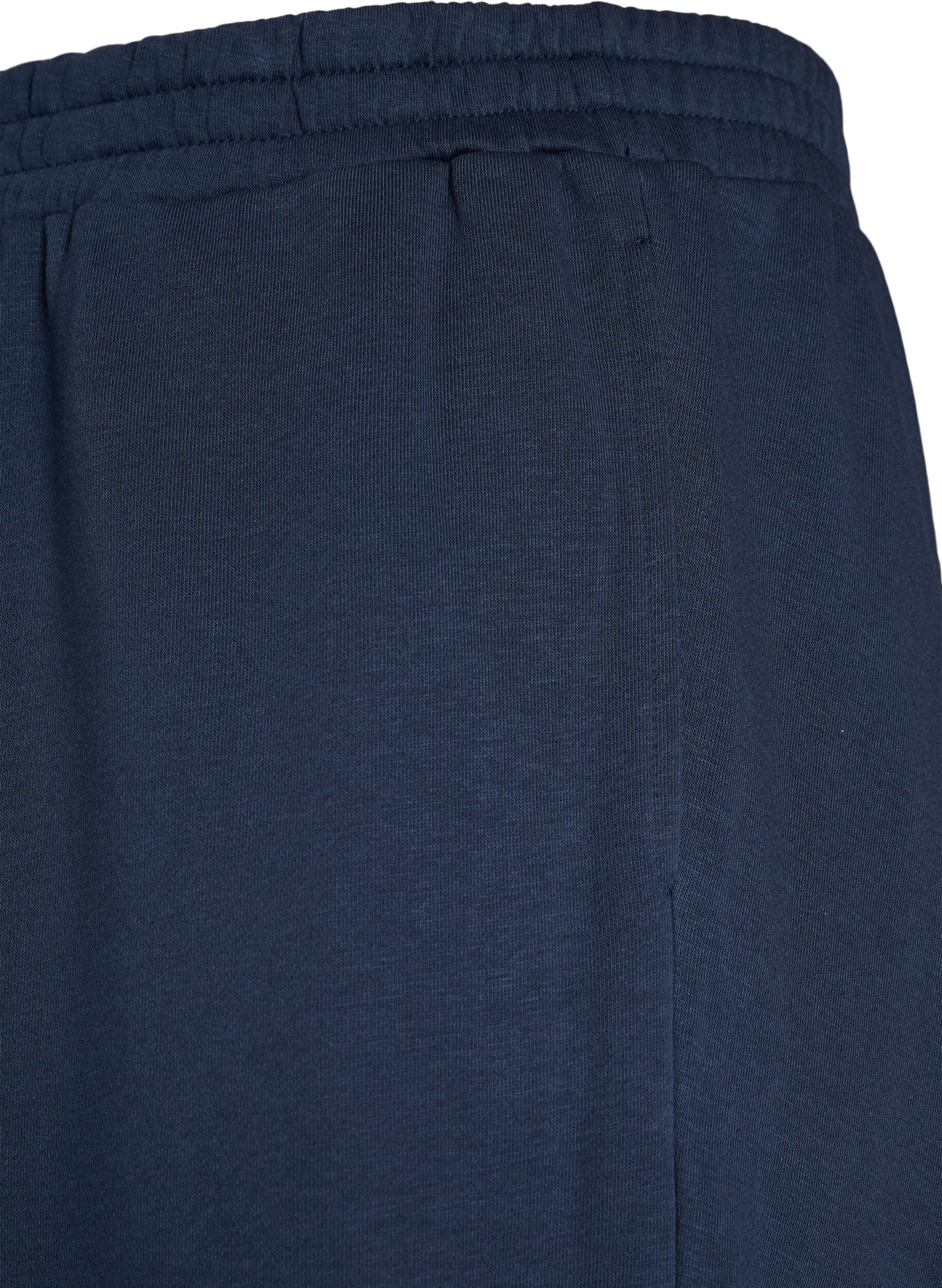 ZizziPantalon de jogging taille haute avec coupe ample, Bleu, Packshot image number 2