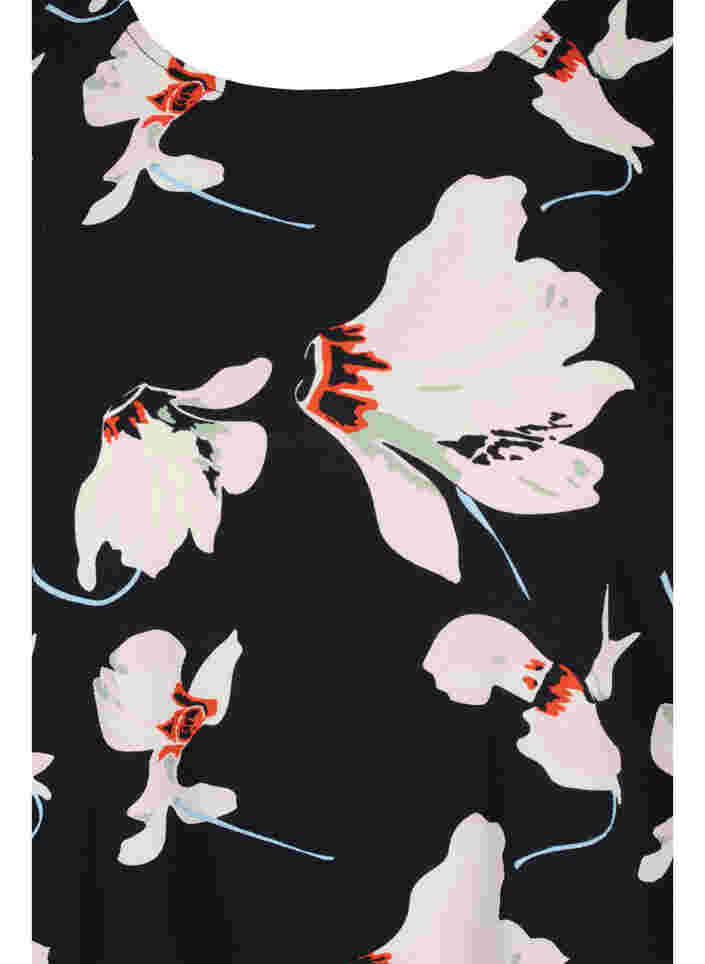 Mouwloze top met print, Big Flower AOP, Packshot image number 2