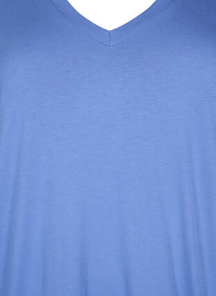 T-shirt à col en V surdimensionné de couleur unie, Marina, Packshot image number 2