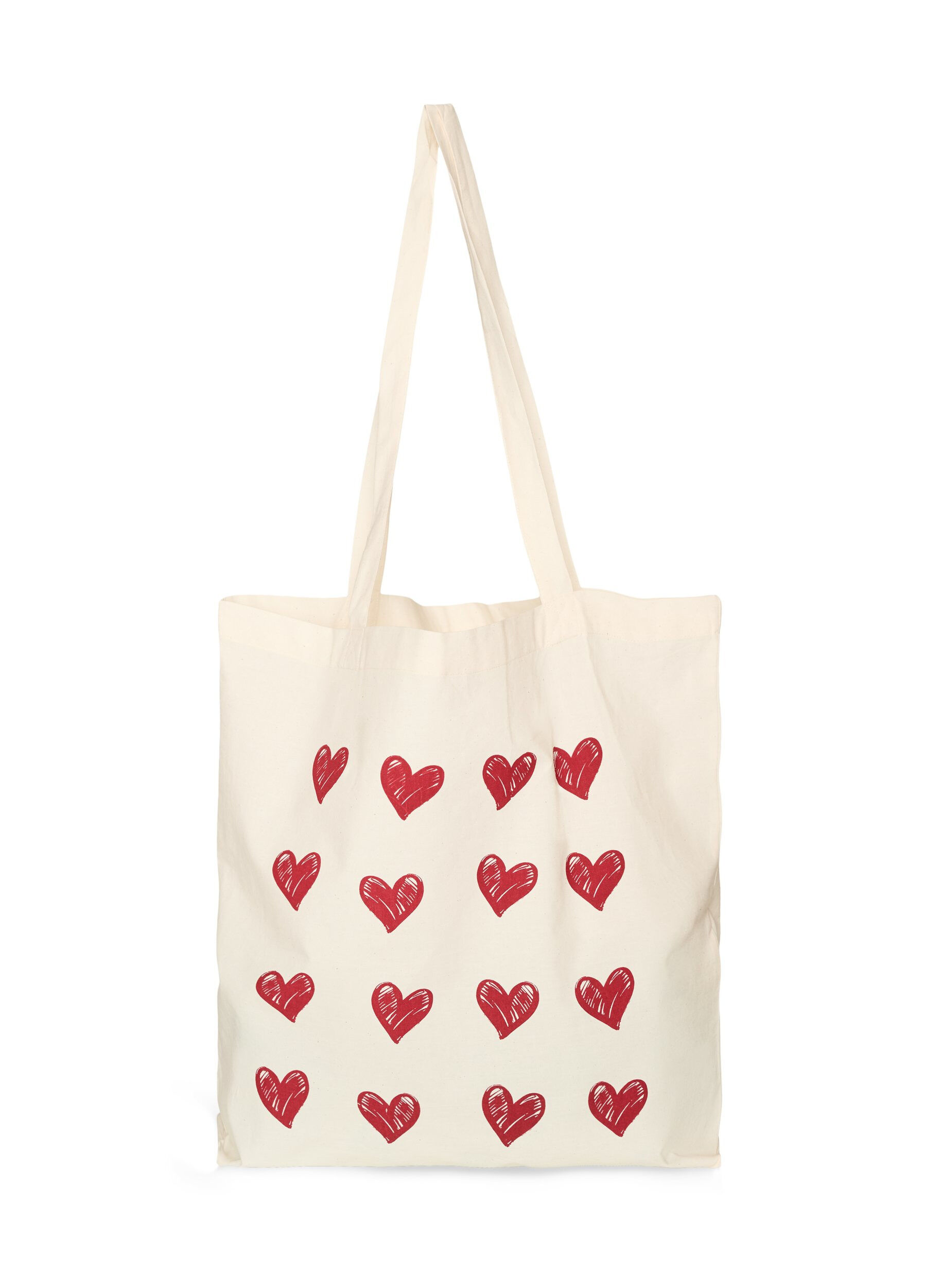 ZizziTote bag imprim&eacute;, Rouge, Packshot image number 0