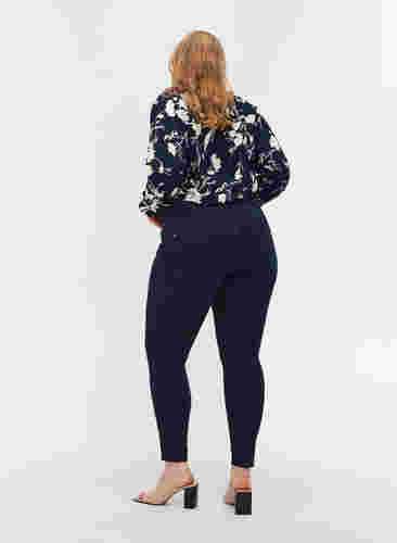 Jean Sanna extra slim taille regular, Dark blue, Model image number 1