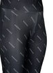 Leggings imprimés de texte, Black Radiance, Packshot image number 2